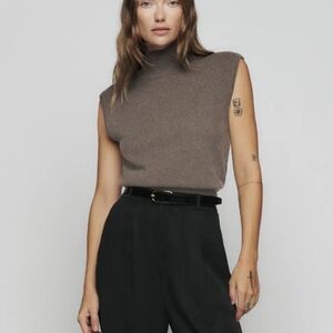 Reformation cashmere sweater vest